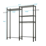 The Washer and Dryer Storage Shelf Garment Rack
