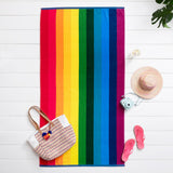 The Welhome 2-Piece Over the Rainbow Beach Towel Set - 40" x 72"