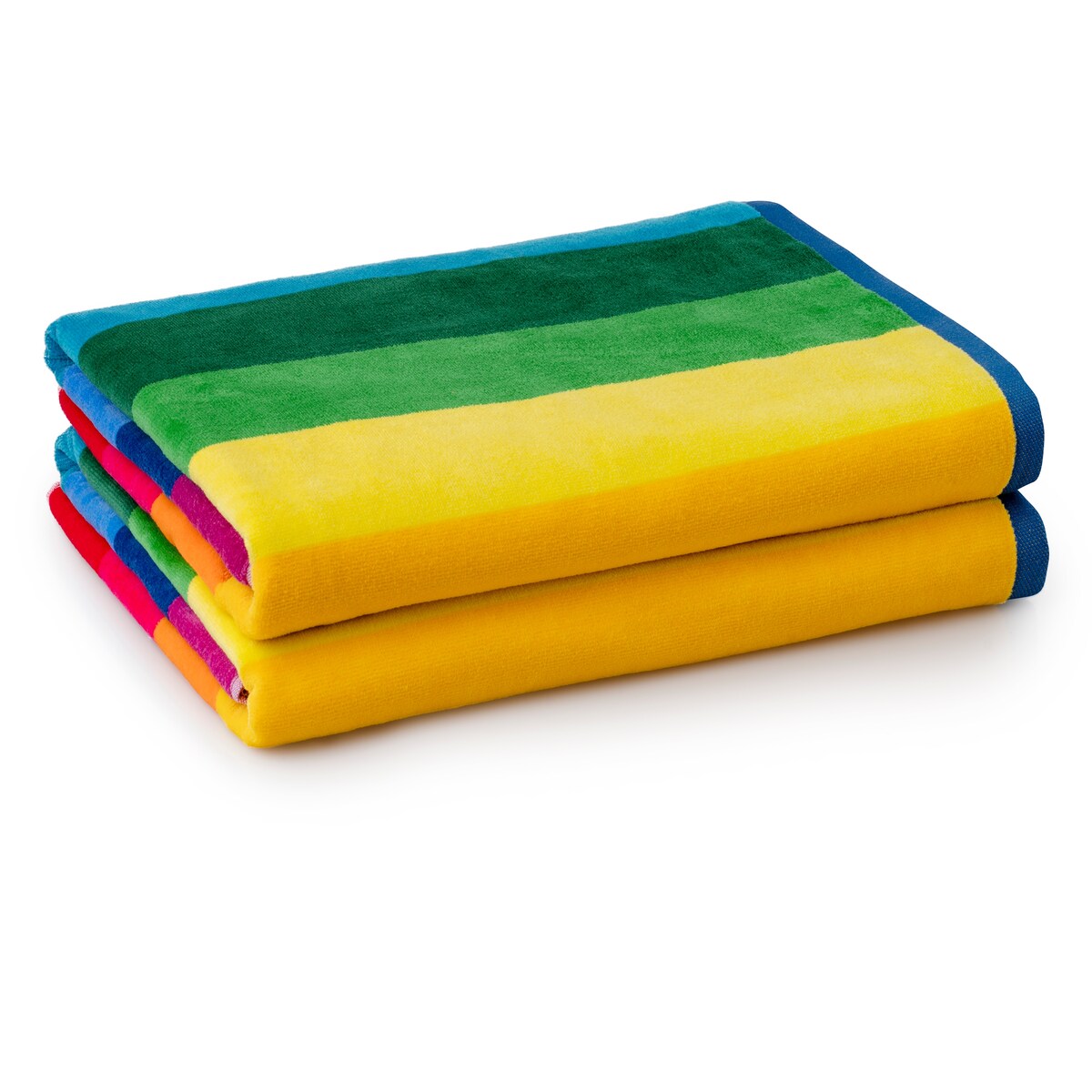 The Welhome 2-Piece Over the Rainbow Beach Towel Set - 40" x 72"