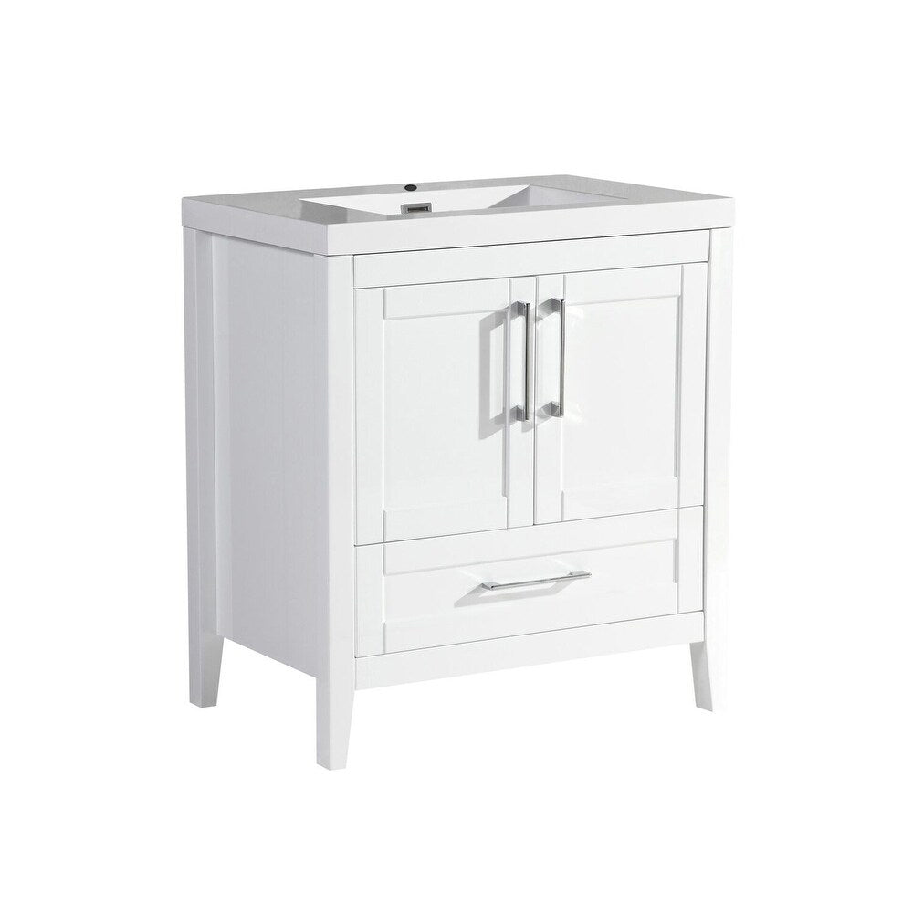 The Willow Collection 30 Inch Modern Bathroom Vanity