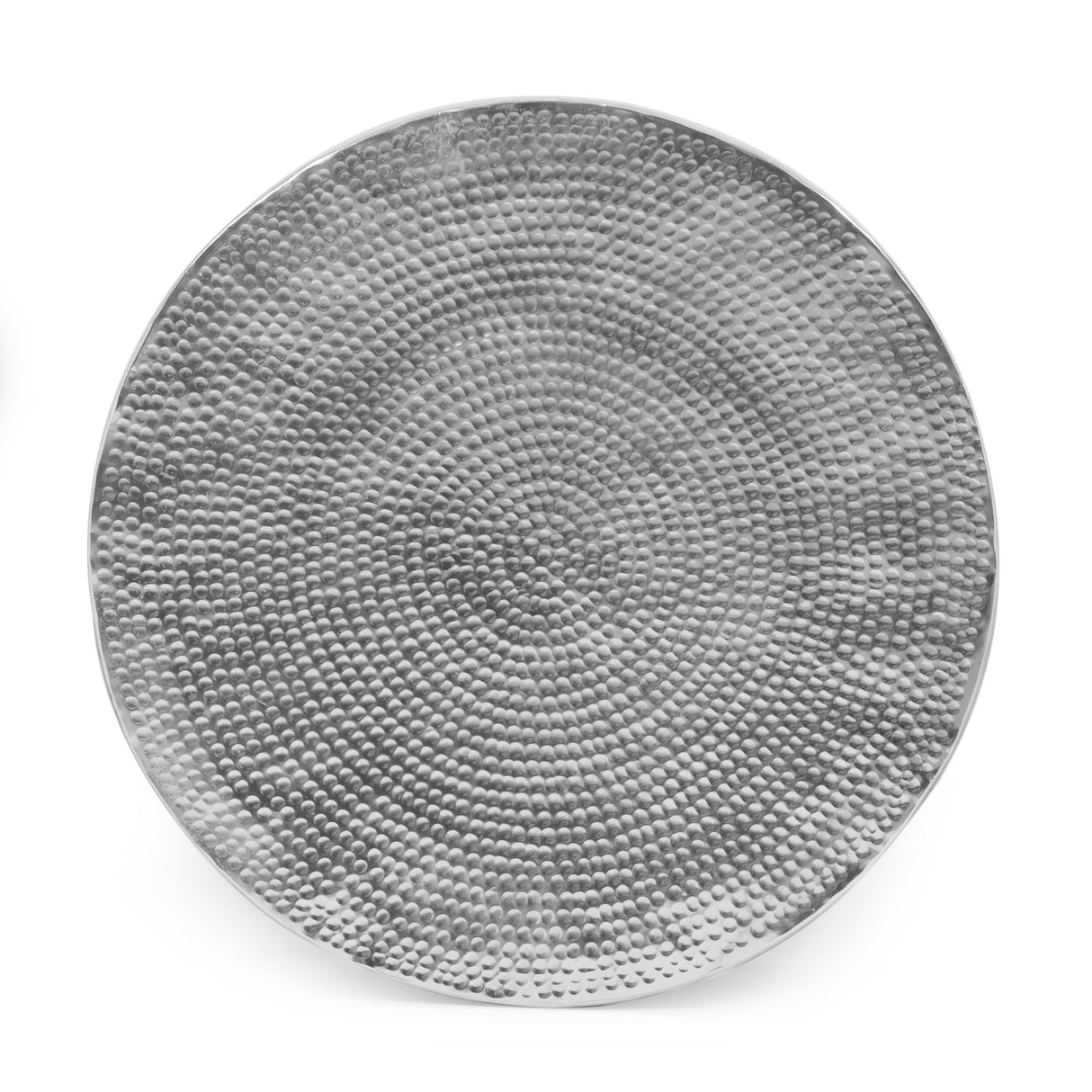 Thelen Modern Handcrafted Hammered Aluminum Two Toned Coffee Table by Christopher Knight Home - 29.00" L x 29.00" W x 12.00" H