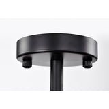 Theofy 18 Inch Glam-Modern Drum Shade Semi Flush Mount 3-Light