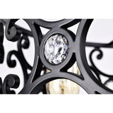 Theofy 18 Inch Glam-Modern Drum Shade Semi Flush Mount 3-Light