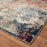 Theory Distressed Multi-Colored Abstract Area Rug