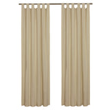 ThermaLogic Weathermate Insulated Cotton Tab Top Curtain Panel - Pair