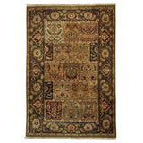 Thick and Plush Rajasthan Garden Design Handmade Rug - Multi-color