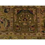 Thick and Plush Rajasthan Garden Design Handmade Rug - Multi-color
