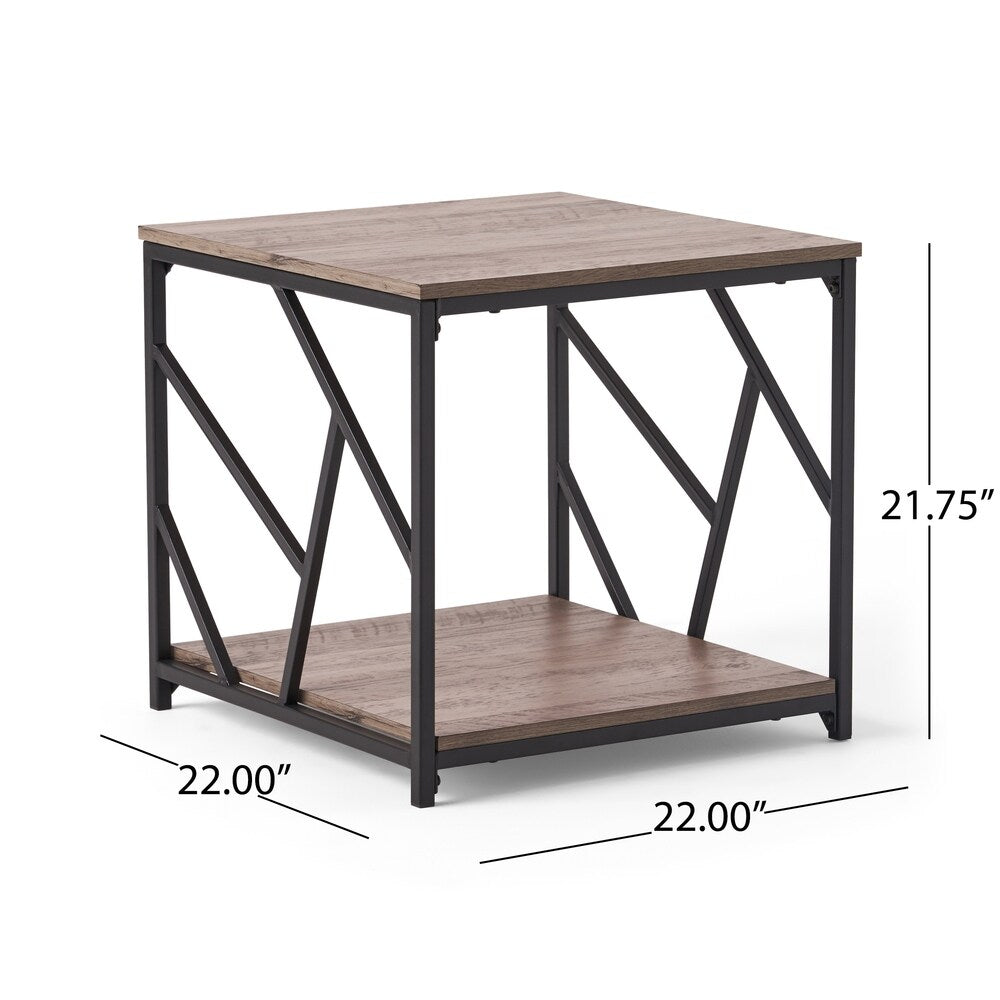 Thicket Industrial Modern Coffee Table by Christopher Knight Home