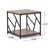 Thicket Industrial Modern Coffee Table by Christopher Knight Home