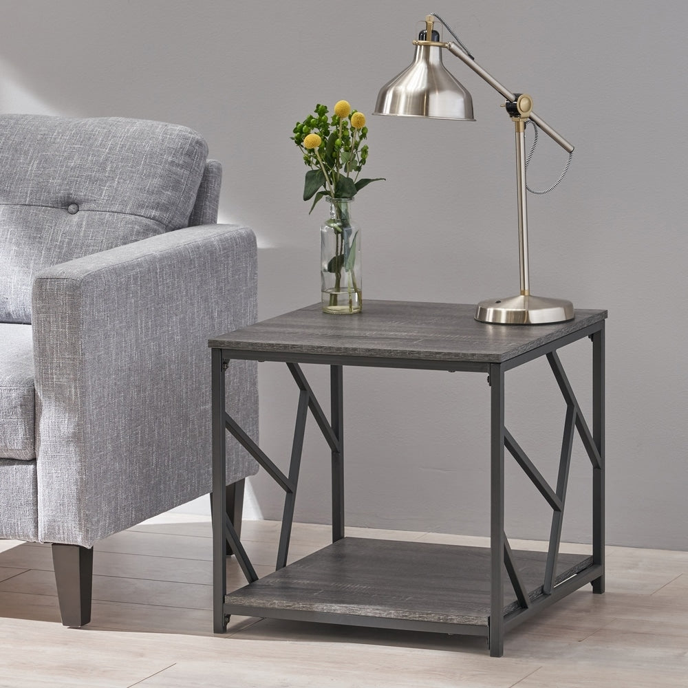 Thicket Industrial Modern Coffee Table by Christopher Knight Home
