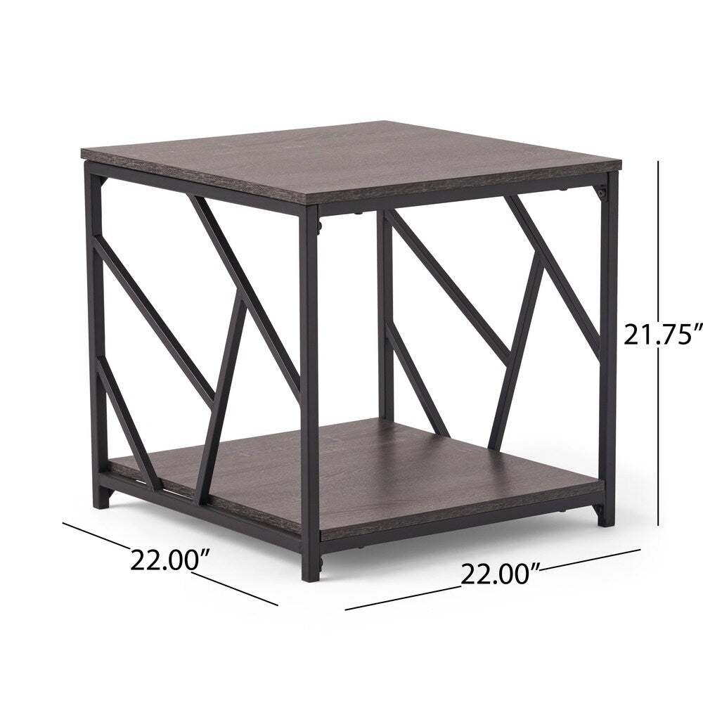 Thicket Industrial Modern Coffee Table by Christopher Knight Home