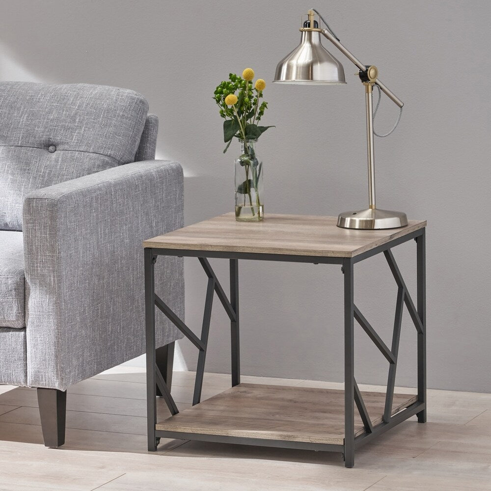 Thicket Industrial Modern Coffee Table by Christopher Knight Home