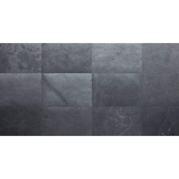 Thin Flexible Natural Stone Veneer Sheet Black Slate