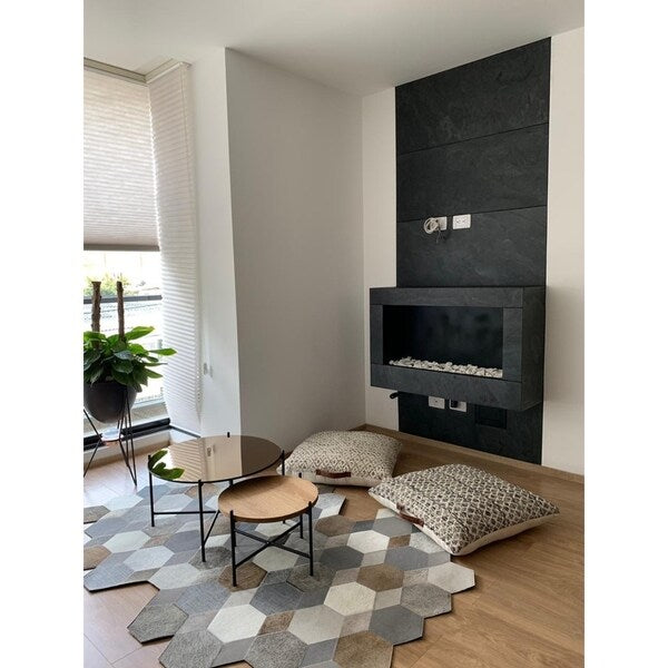Thin Flexible Natural Stone Veneer Sheet Black Slate