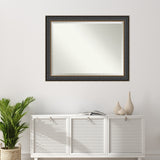 Beveled Wall Mirror - Thomas Black Bronze Frame - Thomas Black Bronze