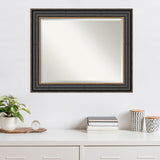Beveled Wall Mirror - Thomas Black Bronze Frame - Thomas Black Bronze