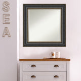 Beveled Wall Mirror - Thomas Black Bronze Frame - Thomas Black Bronze
