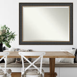 Beveled Wall Mirror - Thomas Black Bronze Frame - Thomas Black Bronze