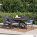 Thompson Outdoor 7-piece Wicker Dining Set with Cushions by Christopher Knight Home