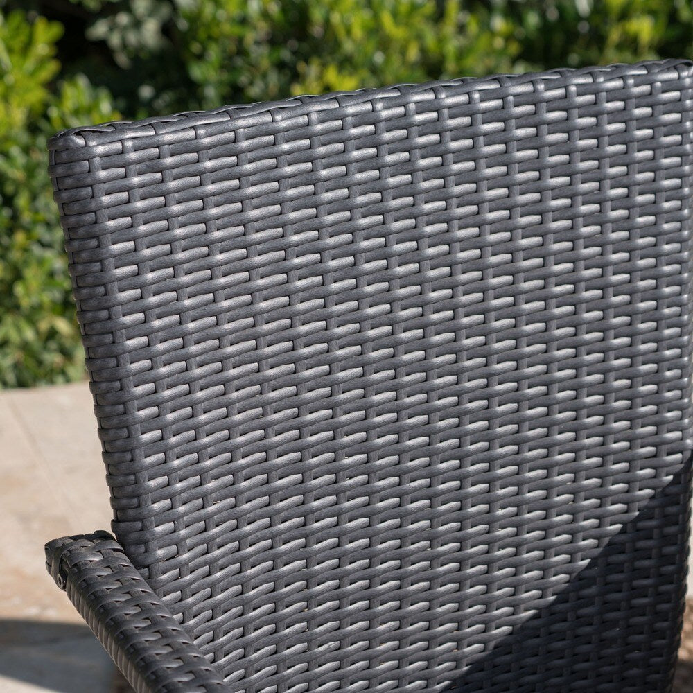 Thompson Outdoor 7-piece Wicker Dining Set with Cushions by Christopher Knight Home