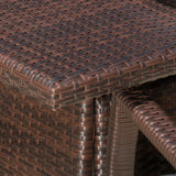 Thompson Outdoor 7-piece Wicker Dining Set with Cushions by Christopher Knight Home