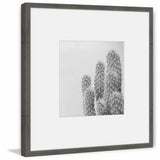 'Thorny Cacti' Framed Painting Print - Multi-Color