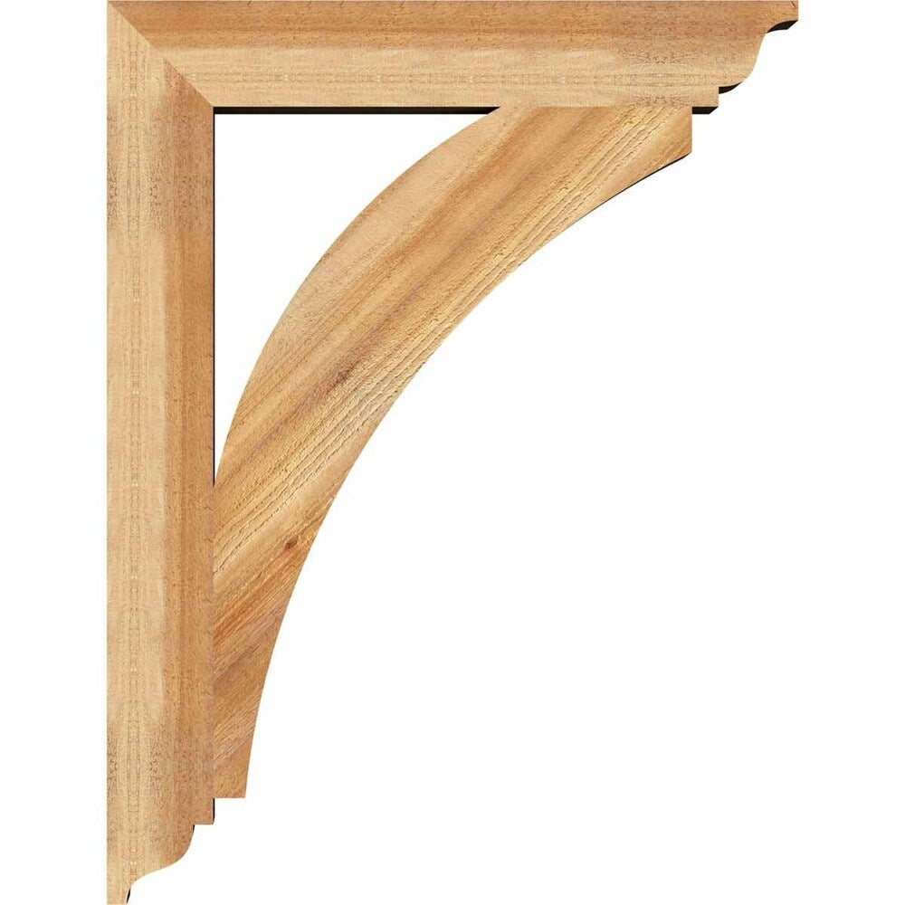 Thorton Traditional Rough Sawn Bracket, Western Red Cedar