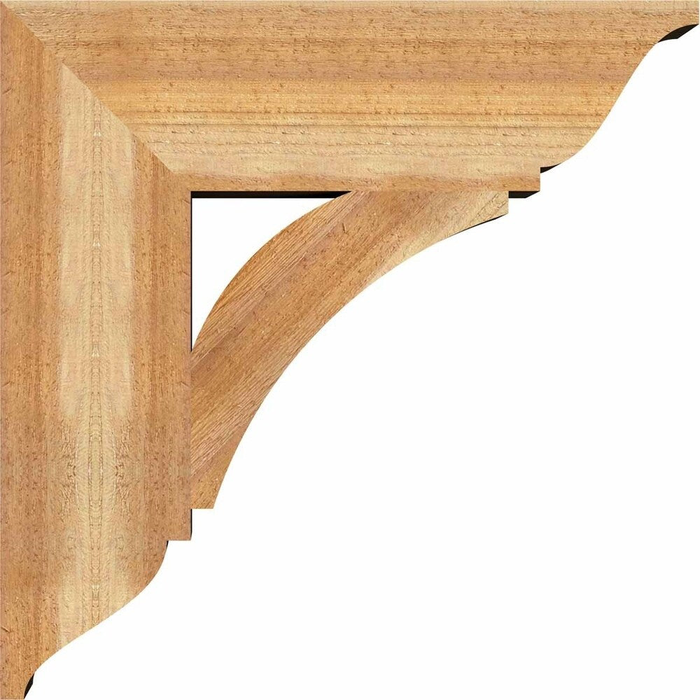 Thorton Traditional Rough Sawn Bracket, Western Red Cedar
