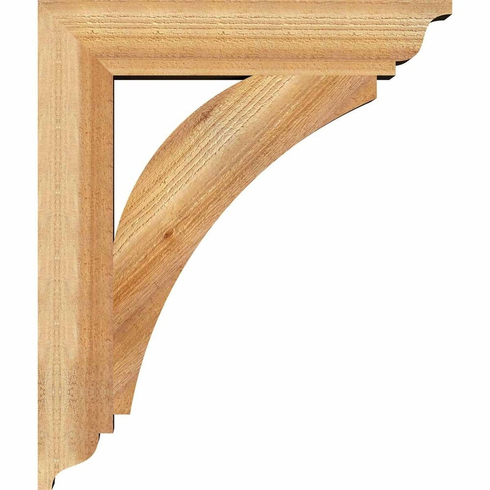 Thorton Traditional Rough Sawn Bracket, Western Red Cedar