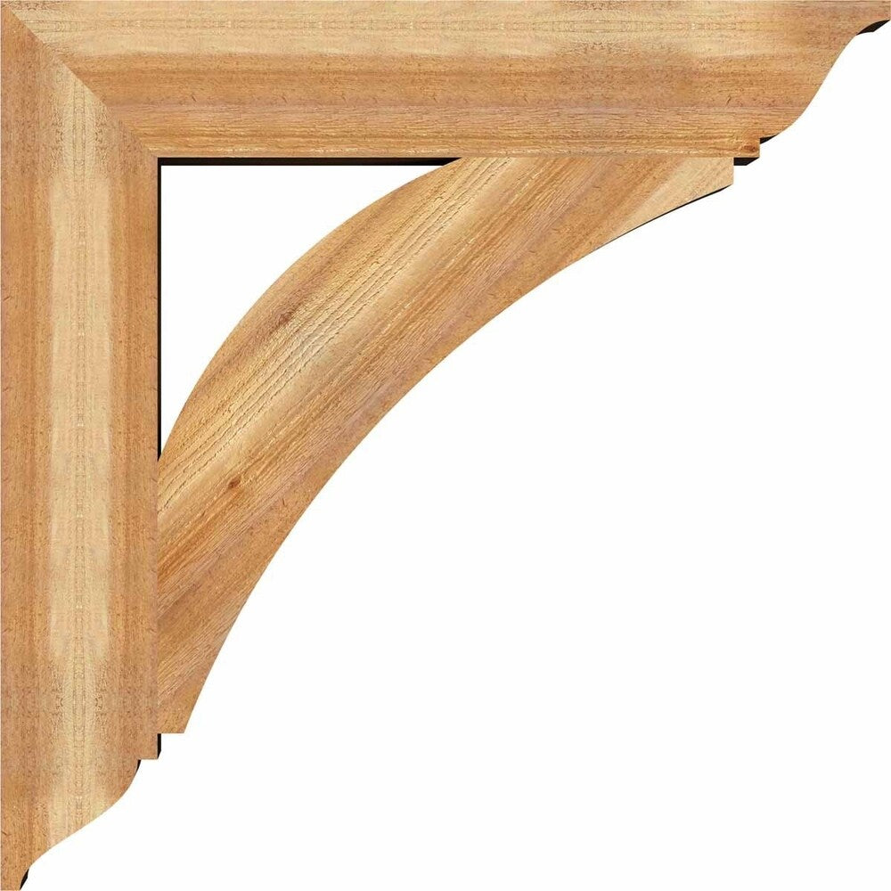 Thorton Traditional Rough Sawn Bracket, Western Red Cedar