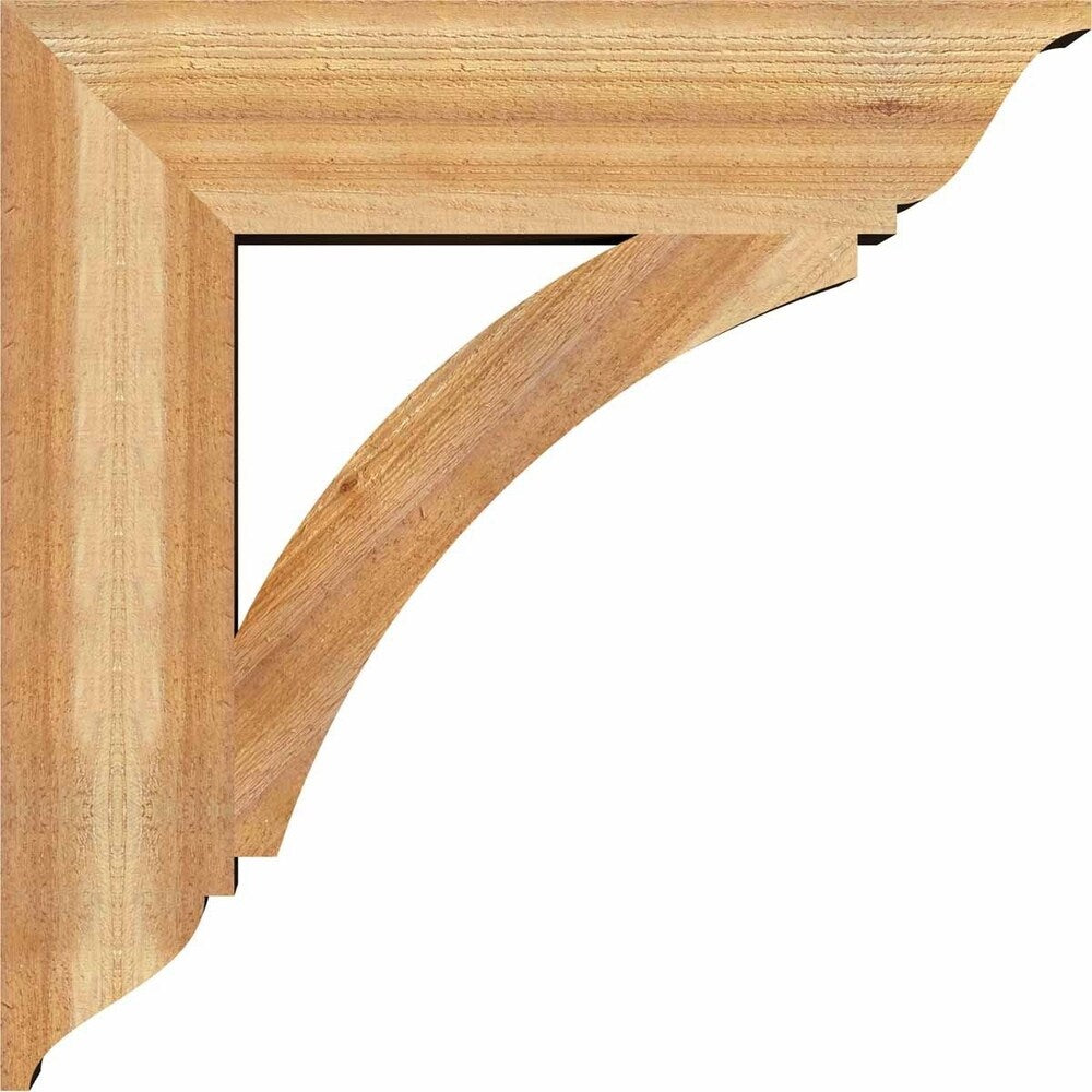Thorton Traditional Rough Sawn Bracket, Western Red Cedar