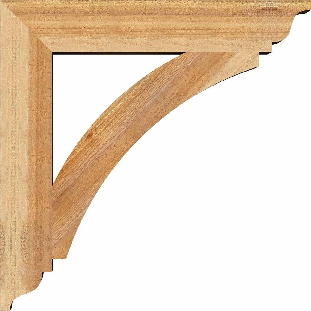 Thorton Traditional Rough Sawn Bracket, Western Red Cedar