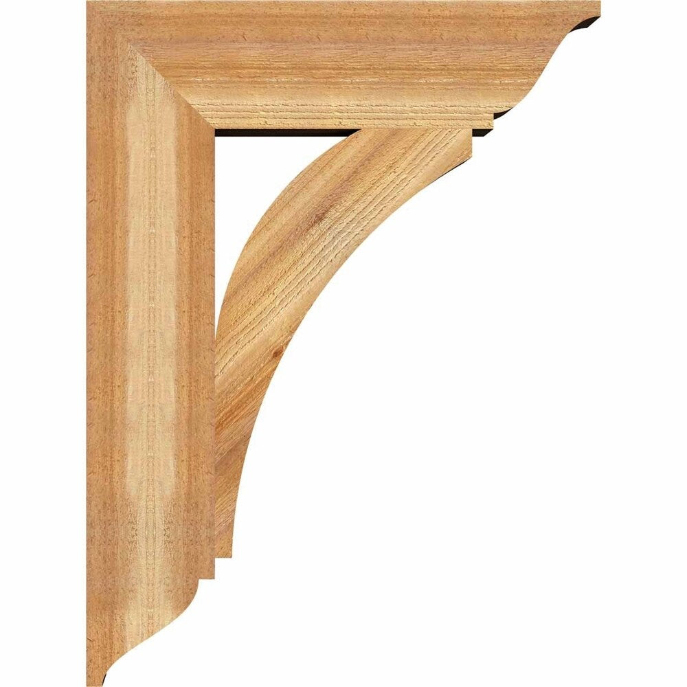 Thorton Traditional Rough Sawn Bracket, Western Red Cedar