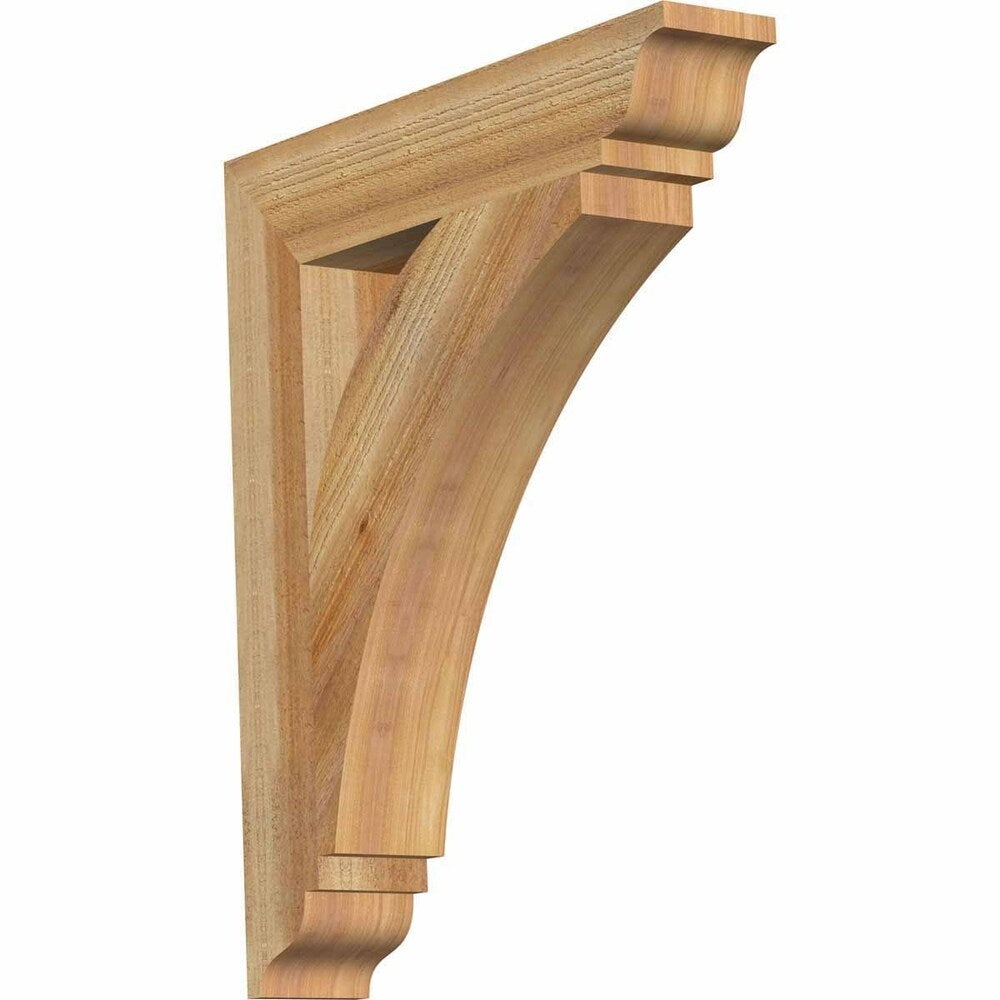 Thorton Traditional Rough Sawn Bracket, Western Red Cedar