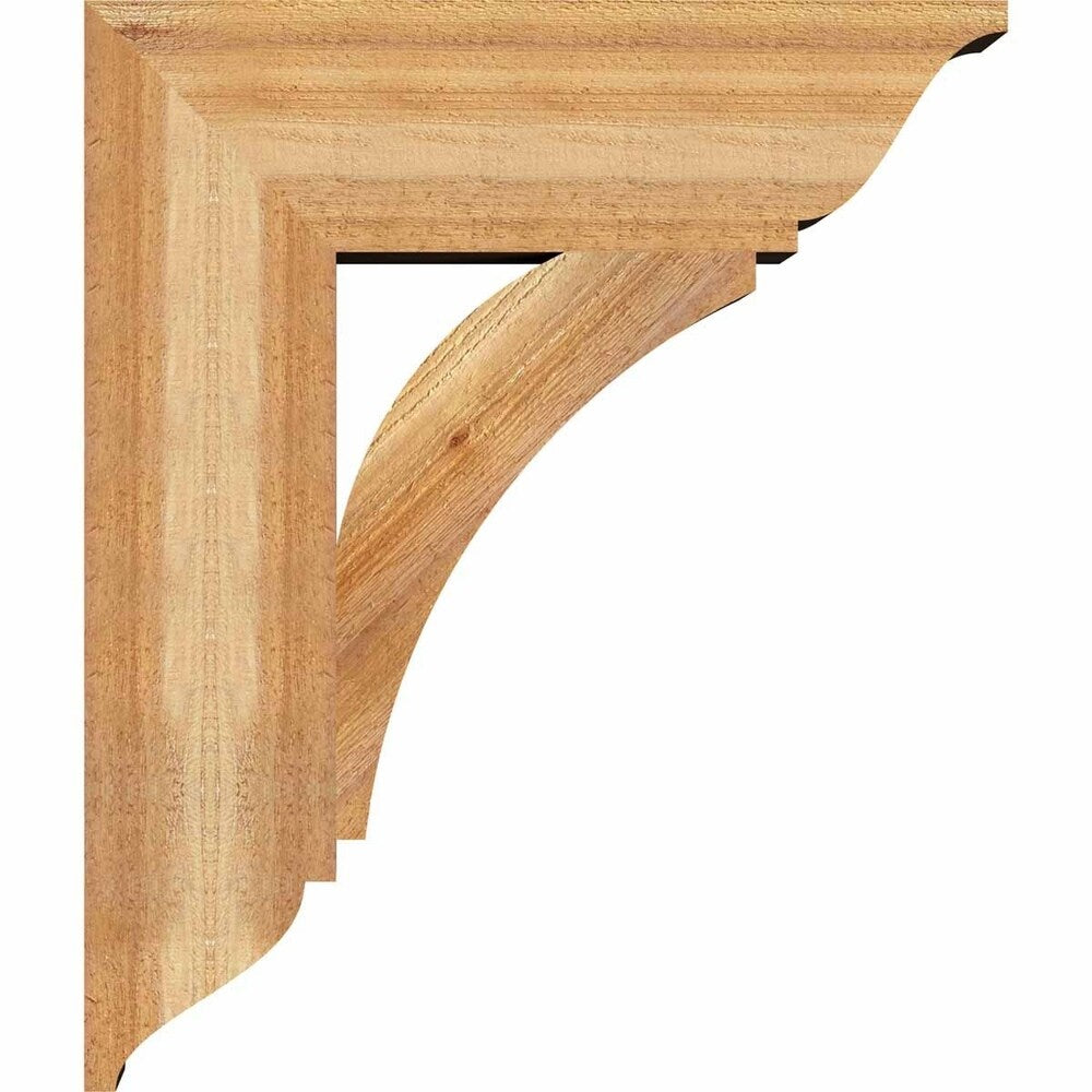 Thorton Traditional Rough Sawn Bracket, Western Red Cedar