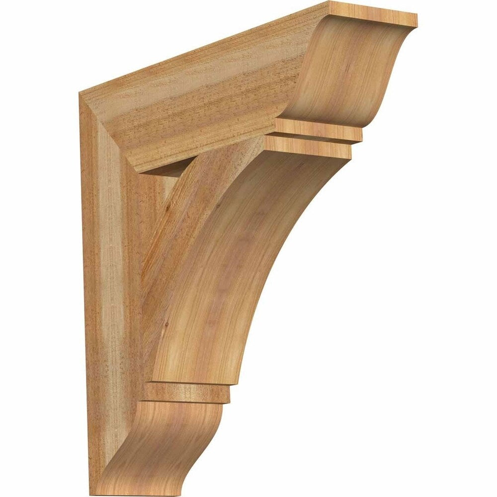 Thorton Traditional Rough Sawn Bracket, Western Red Cedar