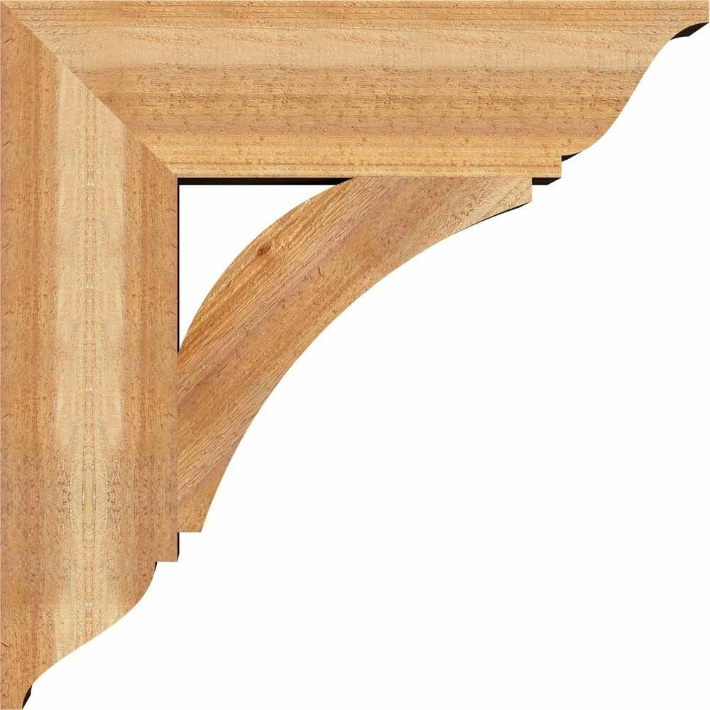 Thorton Traditional Rough Sawn Bracket, Western Red Cedar