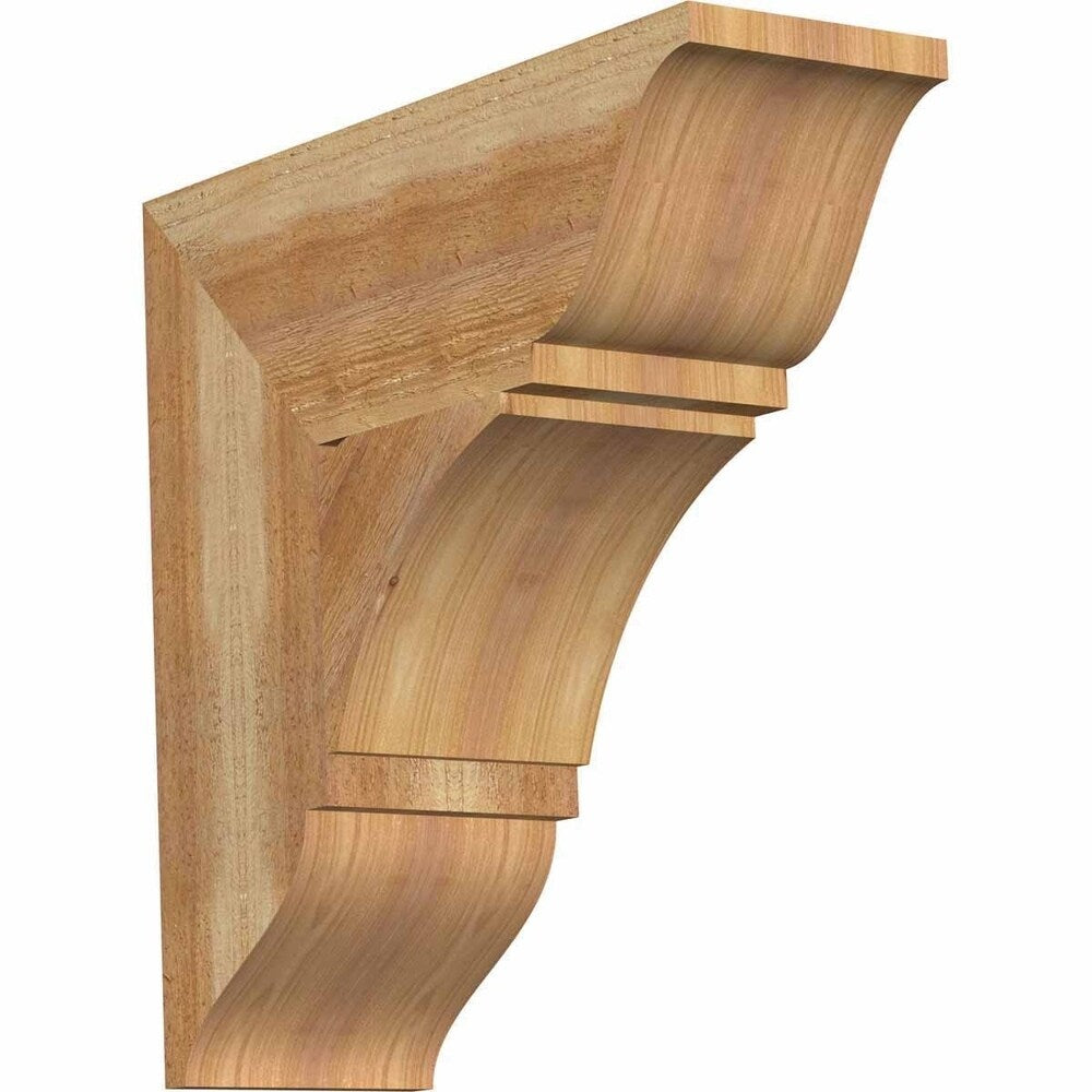 Thorton Traditional Rough Sawn Bracket, Western Red Cedar