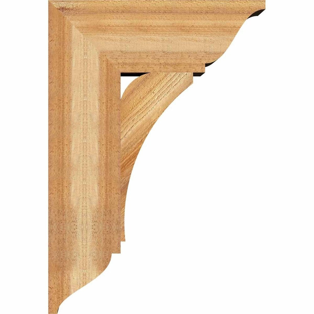 Thorton Traditional Rough Sawn Bracket, Western Red Cedar