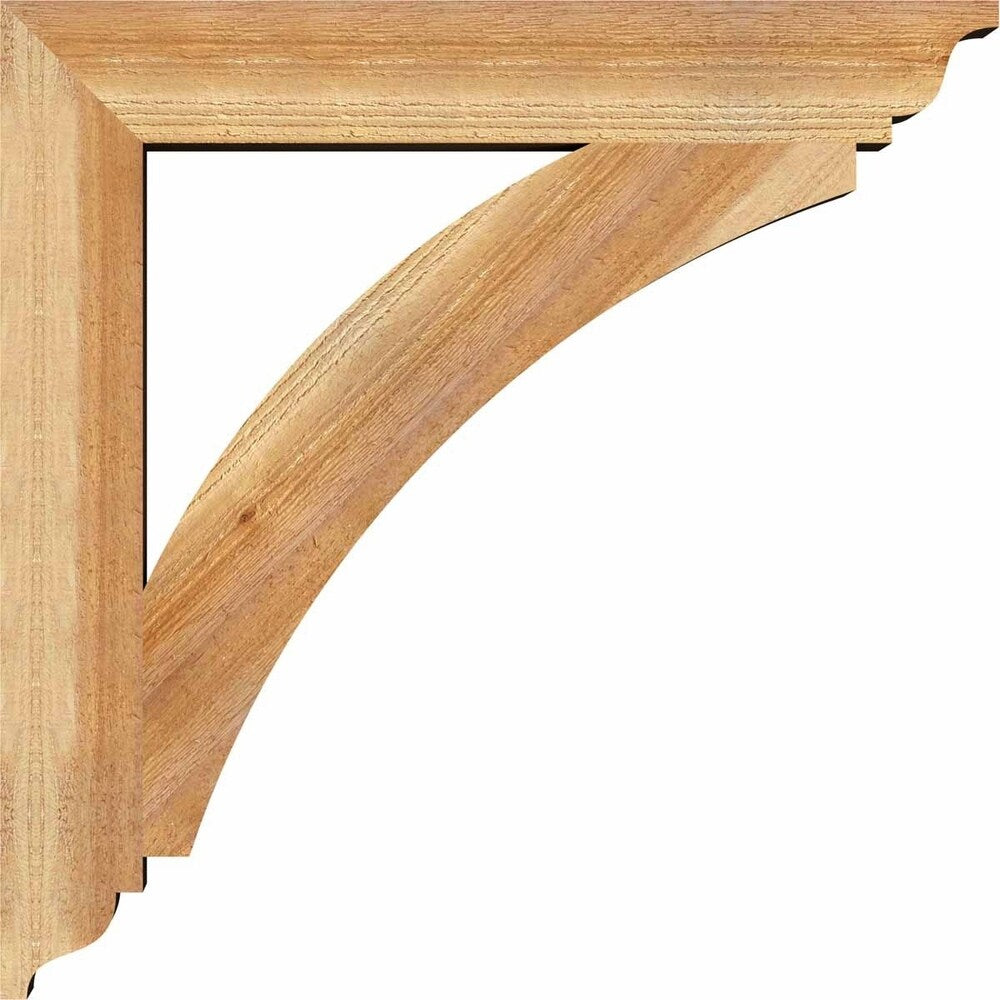 Thorton Traditional Rough Sawn Bracket, Western Red Cedar