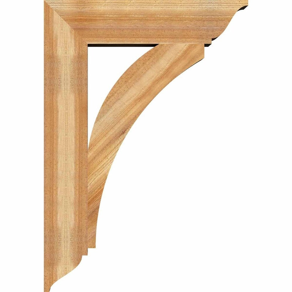 Thorton Traditional Rough Sawn Bracket, Western Red Cedar