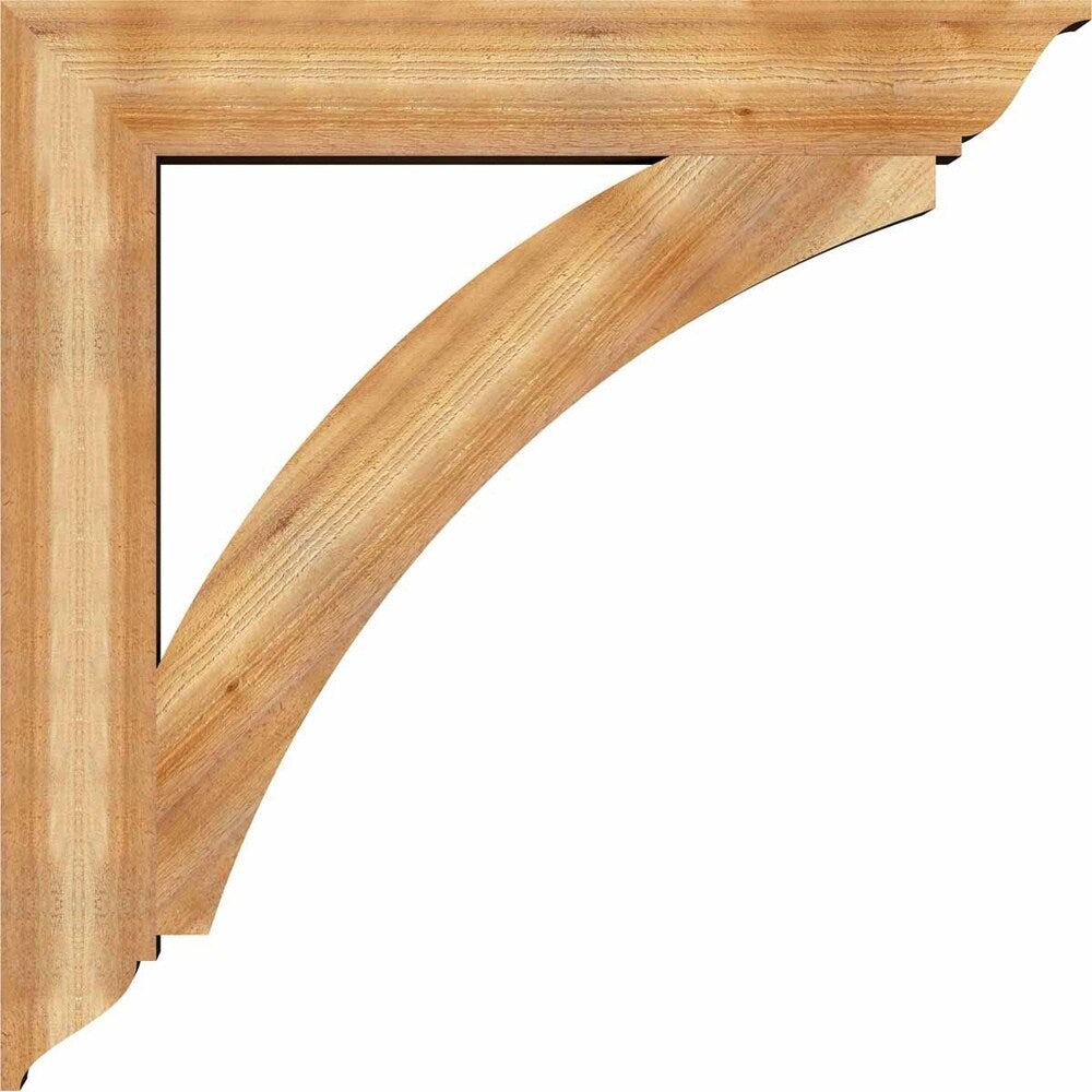 Thorton Traditional Rough Sawn Bracket, Western Red Cedar