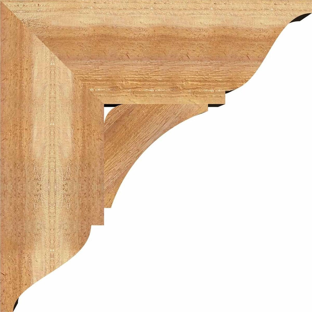Thorton Traditional Rough Sawn Bracket, Western Red Cedar