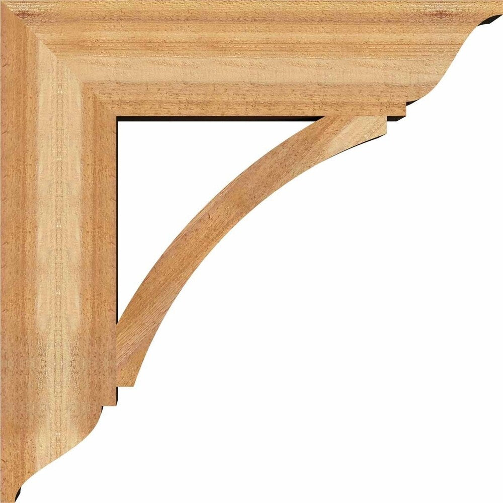 Thorton Traditional Rough Sawn Bracket, Western Red Cedar
