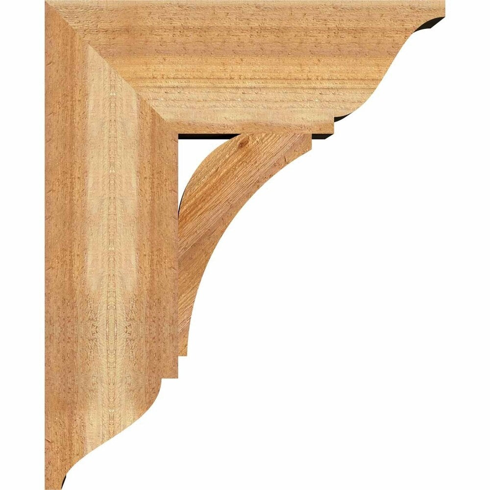 Thorton Traditional Rough Sawn Bracket, Western Red Cedar