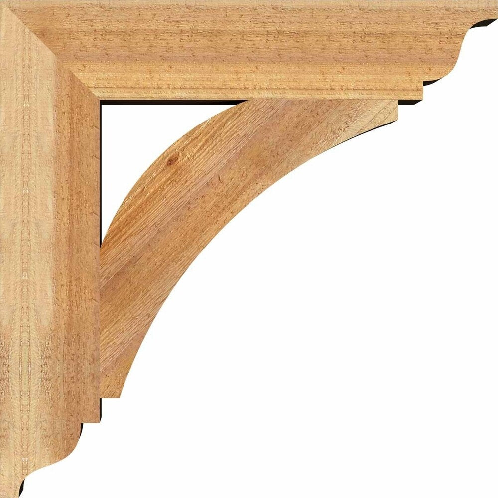 Thorton Traditional Rough Sawn Bracket, Western Red Cedar