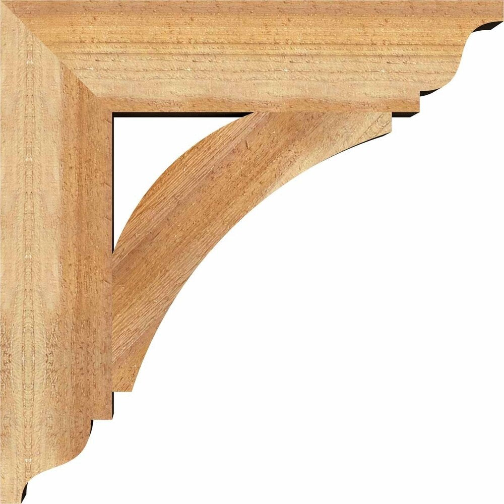 Thorton Traditional Rough Sawn Bracket, Western Red Cedar