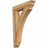 Thorton Traditional Rough Sawn Bracket, Western Red Cedar