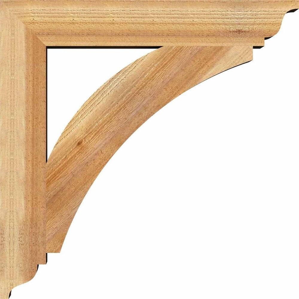 Thorton Traditional Rough Sawn Bracket, Western Red Cedar