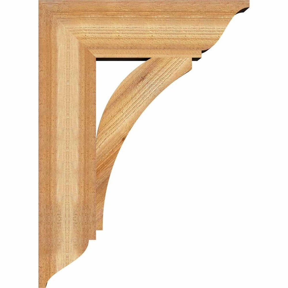 Thorton Traditional Rough Sawn Bracket, Western Red Cedar